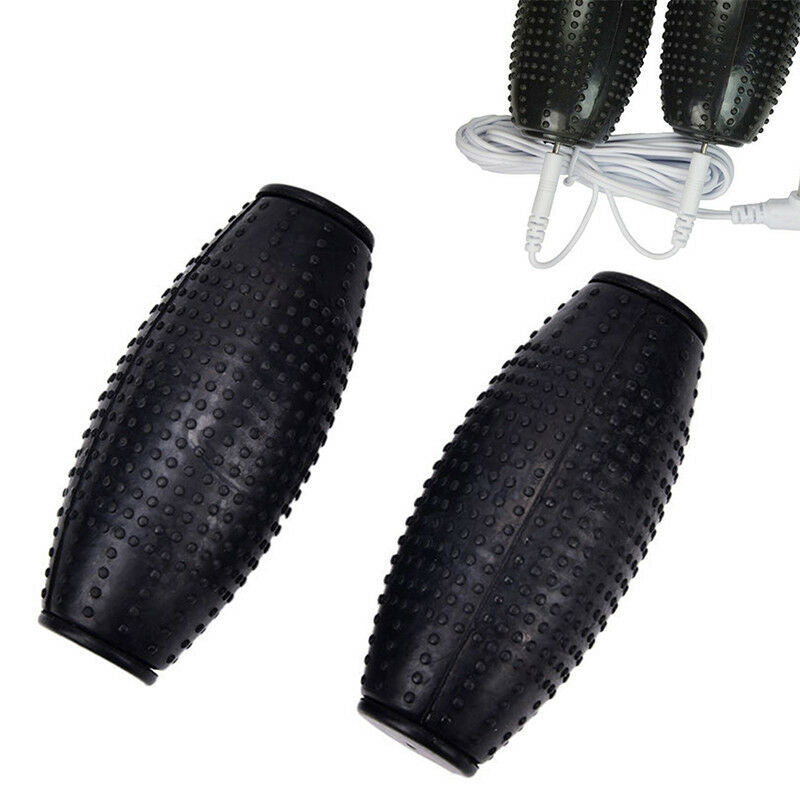 2X Muscle Relax Hand Grenade Electrode For Electrical Tens Acupuncture Massage3C