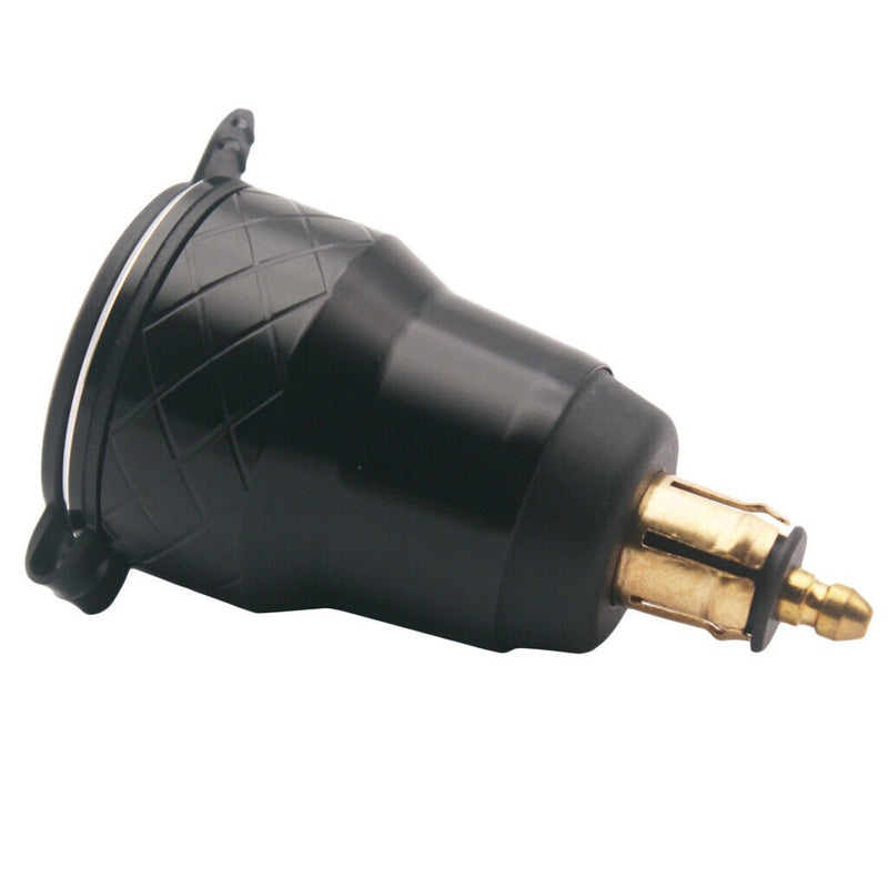 2x Motorcycle Scooter Double USB Charger DIN Socket Voltmeter For BMW F800 F650