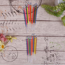 24colors Multicolour Ballpoint Gel Pens Refill Set Colorful Painting Drawing Nw