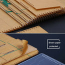 8x Leather Craft Acrylic Bag Wallet Corner Decoration Pattern Stencil Templat3C