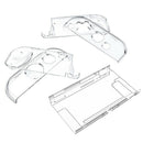 for Clear PC Hard Case Protective Cover Shell for Nintendo Switch Console J P9E2