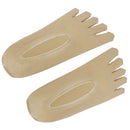 2Pairs Toe Socks No Show Running Five Toes Cotton Crew Boat Socks for Women