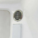 Round Louvered Vent 3 inch 76mm - Marine Boat Air Vent, 316 Stainless Steel