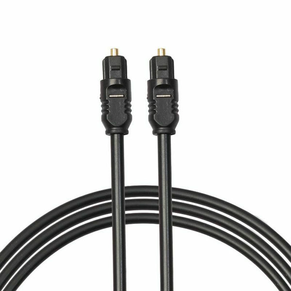 1m Fiber Optic TOSLink Digital Audio Cable Male to Male Lightweight and Fle J5E8