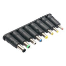 8pcs Angled Tips Universal Notebook Power Adapter Socket Plug Connector