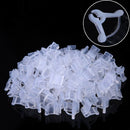 100 Pcs Mini Transparent Flower Plants Grafting Clips Gardening Tools
