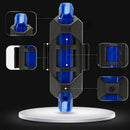 White Bike Tail Light Rechargeable Usb Led Taillight Mtb Warning Bicycle Fr O9L3
