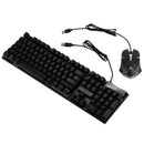 Eipln E83 Colorful Luminous Suspension Keyboard, Office Home USB Wired Keyb D6R1