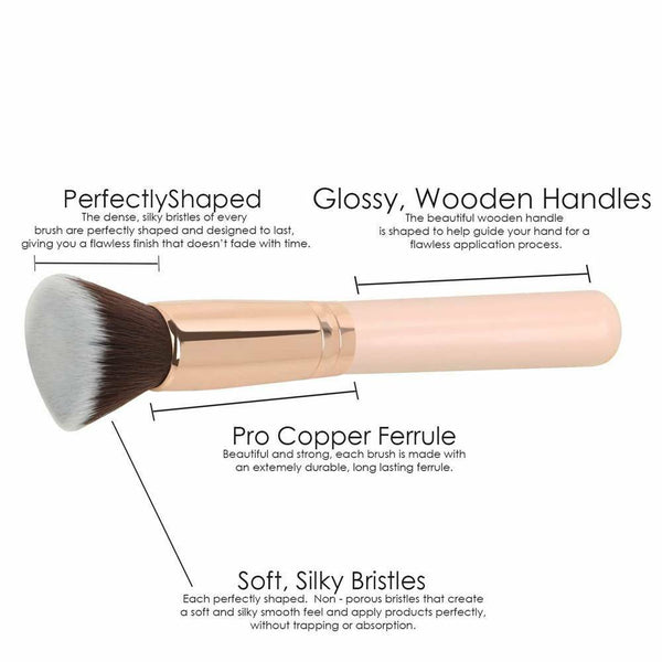 Flat Top Kabuki Foundation Brush Liquid foundation Blending powder High Quality