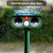 1x Solar Power Ultrasonic Pest Animal Repeller Garden Control Drive Yard A3O4
