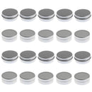 10 Packs Round Tin Container Bottle Aluminum Screw Lid Containers Tins Cans
