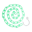 Green plastic individual extension hanger clothes rack chain Z3K9