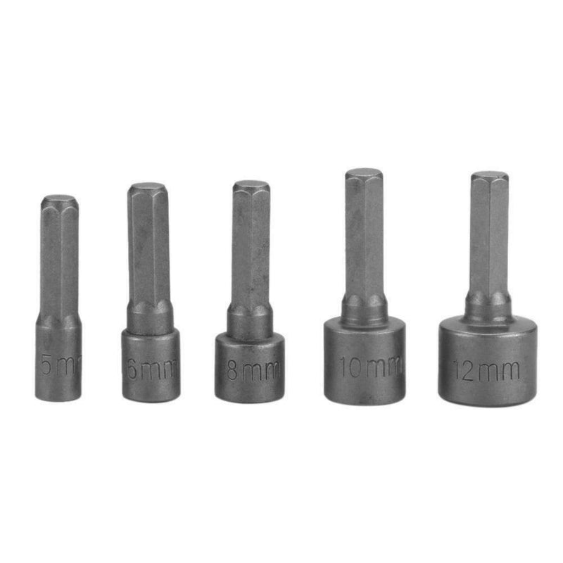 14pcs Strong Sleeve Wrench Hexagonal Handle Screw Sleeve Pneumatic Bits