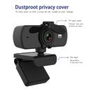 Rotatable USB 2K Webcam with Mic Camera for PC Laptop Computer Conference