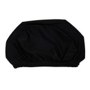 Children Black Pure Color Fiber Elastic Swimming Swim Cap Hat