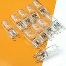 30PCS G925W Clear Halogen Capsule Lamp Light Bulbs 40*16mm G9 2800k