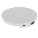 2 in 1 Type-C to Micro USB/HDMI/VGA HUB Dock +5W Wireless Charger White