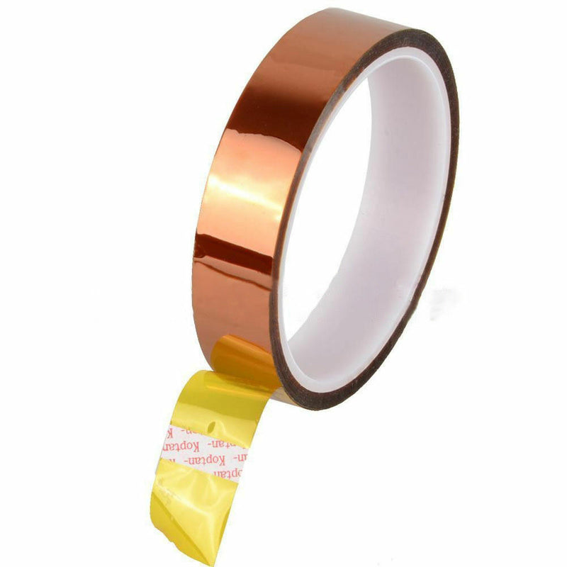New 20mm 30M 100ft Kapton Tape High Temperature Heat Resistant Polyimide BGA 1PC
