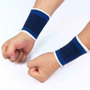 1 Pair Unisex Wristbands Tennis Gym Yoga Training Sweat Wrist Band Cotton B I9B8