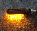 1Pair Motorcycle Bike 12 LED Amber Turn Signal Indicator Light Lamp Bulb Tide