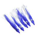 10Pcs Octopus Squid Skirt Lure Fishing Lures Bait Soft PVC For Bass Salmon Trout
