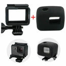 Protective Frame Case + Windshield Cover For Gopro-Hero 7/6/5/Hero Hd, Hous N5M6