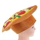 Food Pizza Design Hat Fancy Dress Halloween Birthday Kids Costume Accessory