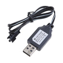 2Pcs 4.8V USB to SM Battery Cable Converter for RC Car Drone Robot Toys