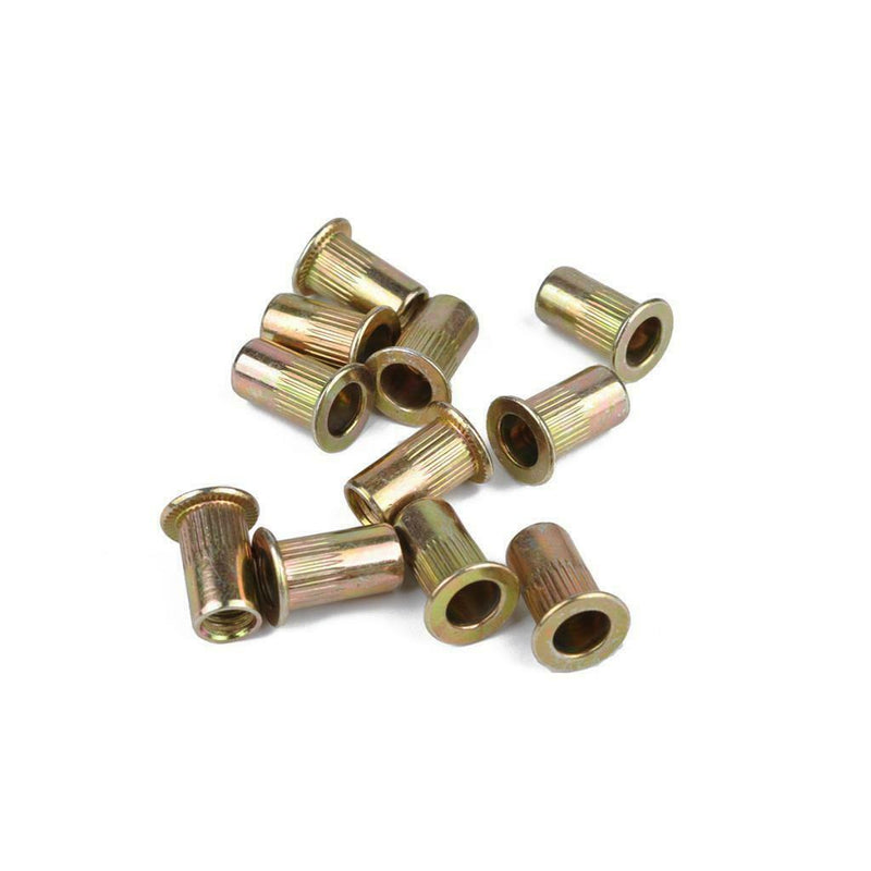 105 Pairs M4-M12 Rivnuts Blind Nutserts Threaded Rivet Nuts Carbon Steel