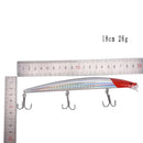 1pc 18cm/26g minnow fishing lures plastic baits hard lures bass crank baits ~J&M