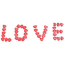 100pcs/Set Sponge Love Heart Shaped Confetti Petal Romantic Wedding Decor