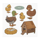 Farm Duck Silicone Stamp Cutting Die Stencil Frame Scrapbook Decor Craft