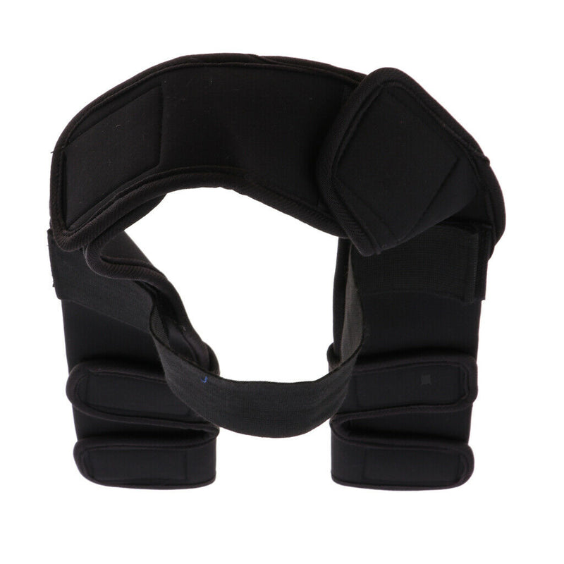 Dog Knee Joint Support Front Leg Compression Brace Protector Black - L