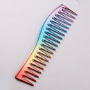 Anti-static Wide Tooth Comb Barber Heat Resistant for Curly Hair Colorful