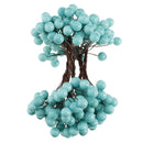 Artificial Holly Berry Simulation Foliage Spray Bunch Wedding Party Blue