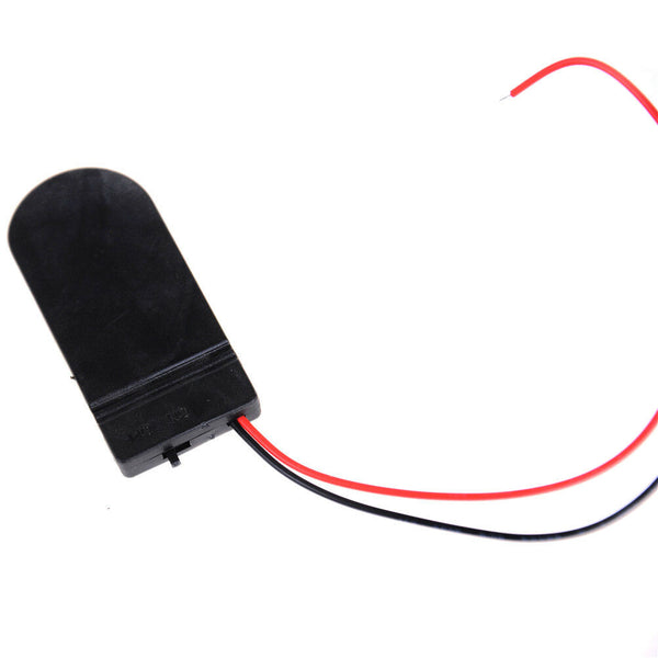 5x On-Off Switch CR2032 6V Button Coin Cell Battery Holder Wire Case Box JR