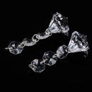 10pcs Acrylic Crystal Diamond Beads Garland  Hang Wedding Party Decor