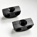 15pc Black Nylon Kayak Canoe Boat Fairlead Deck Line Guide Fitting Accessory