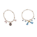 2pcs Cutie Pet Cat Dog Beads Pendant Necklace Charm Neck