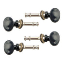 Black Ukulele Tuning Pegs Pin Machines for Ukulele Replacement, 4 Pack