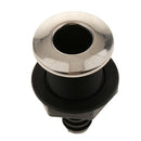 Black Thru Hull Fitting Marine Boat Hose With Stainless Rim for Marine 13mm