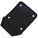 3 Pcs Black Blue Plastic Metal Nonslip Pedal Cover Set for Car