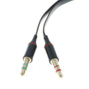 Computer Headphone Splitter, 3.5mm Female to 2 Double 3.5mm Male Headphones