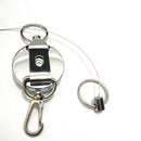 Lot Retractable Key Chain Reel Recoil Easy to Pull Key Ring Belt Clip f Keys Pro