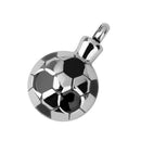 Stainless Steel Sports Soccer Ball Football Pendant Cremation Jewelry