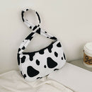 Cow Milk Printed Women Handbag Tote Female Casual Underarm Shoulder Bag (2)