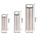Titanium Waterproof Eco-Friendly Pill Box Outdoor Emergency Drugs Sealed Wa