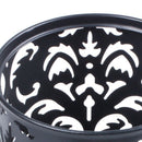 Metal Pen Holder Pen Pot Hollow Flower Pattern Round Q3Z2