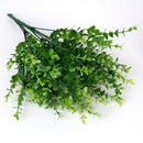 2 Bunches Artificial Eucalyptus Grass Green Leaves Plant Wedding Table Decor