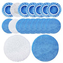 5 To 6 Inches Microfiber Polishing Pad for Car Polisher Bonnet 18 Packs